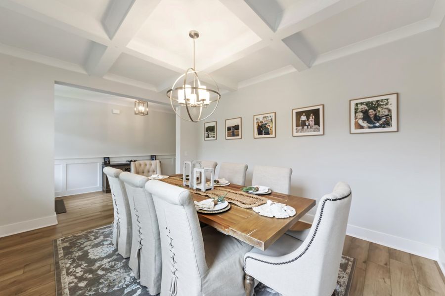 Furnished interior view inside a new home in Cordgrass Landing, Johns Island (Image 42).