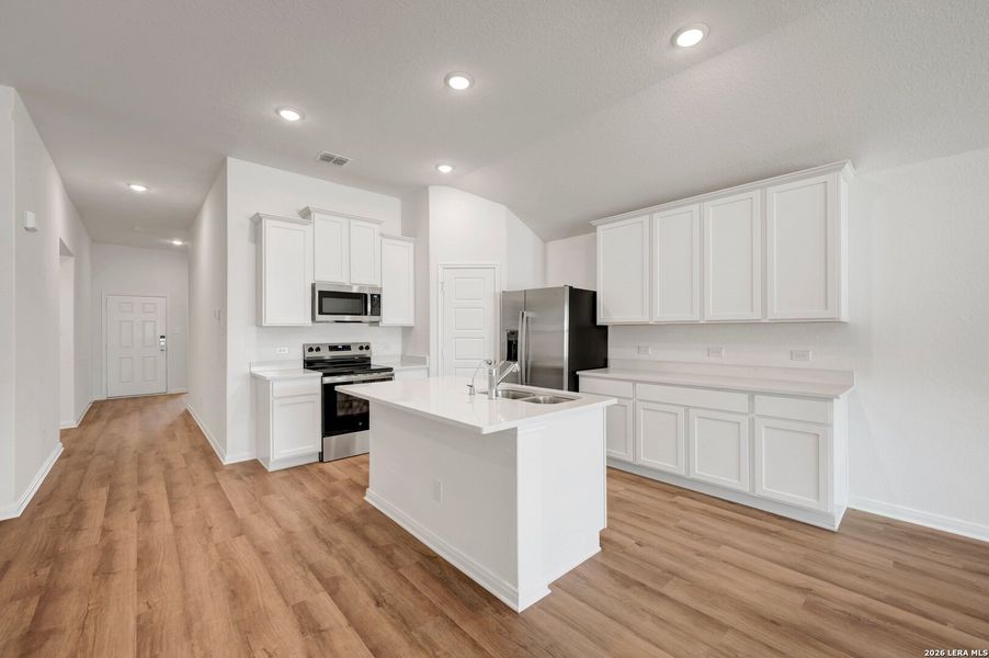 Furnished interior view inside a new home in Greenspoint Heights, Seguin (Image 6).