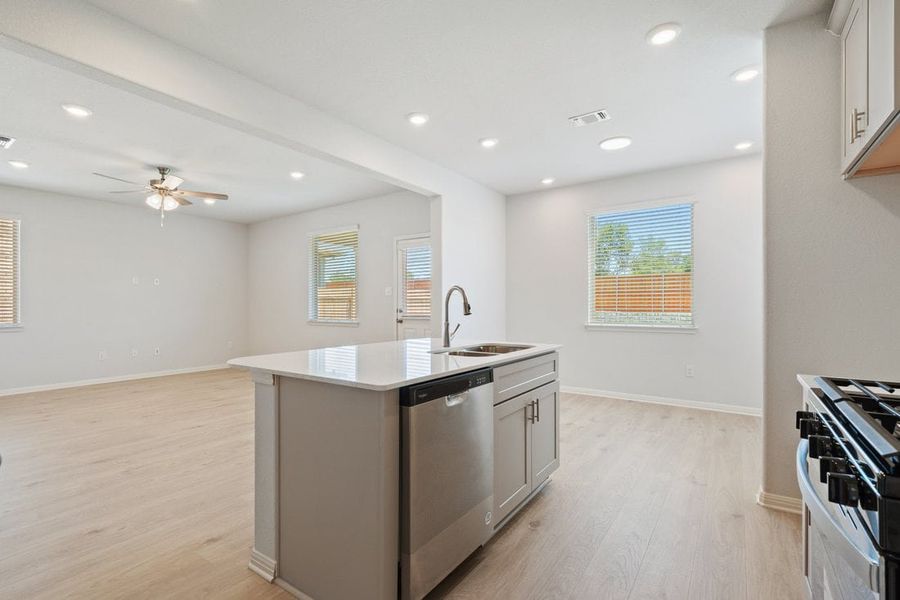 Furnished interior view inside a new home in Porter Country, Buda (Image 7).