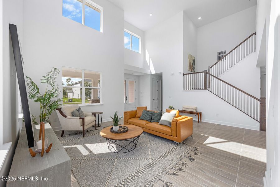Furnished interior view inside a new home in , Jacksonville (Image 51). Furnished interior view inside a new home in , Jacksonville (Image 51).