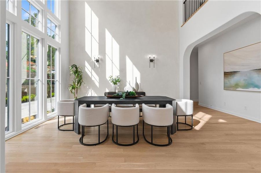 Furnished interior view inside a new home in , Alpharetta (Image 64).