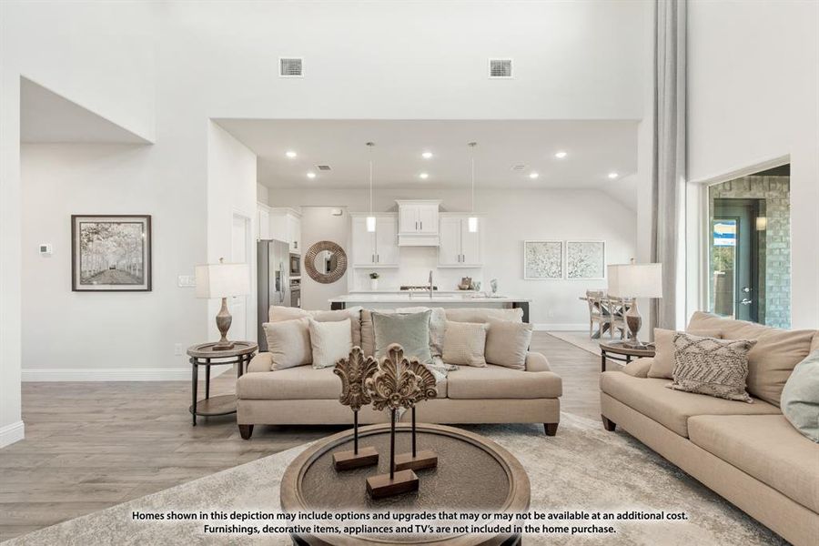 Furnished interior view inside a new home in Parks at Panchasarp Farms, Burleson (Image 36). Furnished interior view inside a new home in Parks at Panchasarp Farms, Burleson (Image 36).