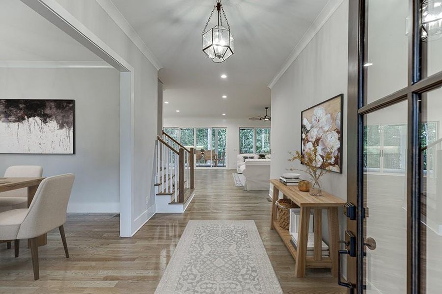 Furnished interior view inside a new home in , Cumming (Image 14).