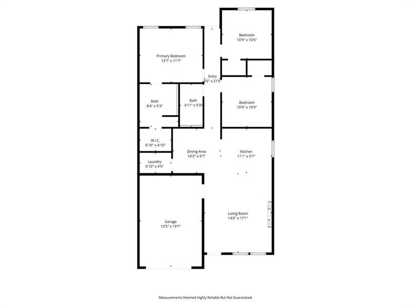 2D floor plan layout of this home in , Granbury, TX (Image 5).