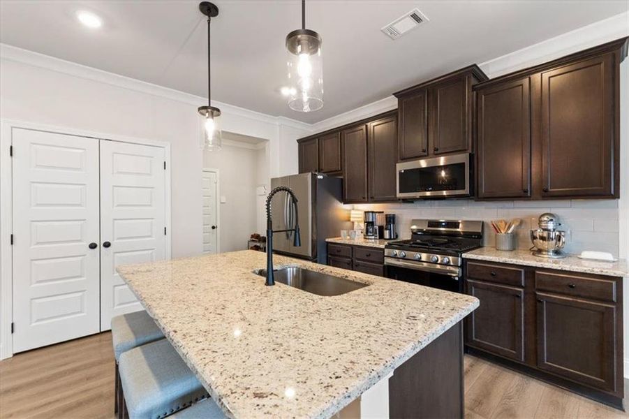 Furnished interior view inside a new home in Crofton Place Enclave, Snellville (Image 11).