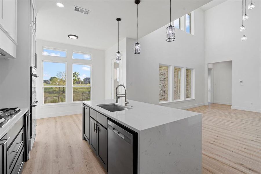 Furnished interior view inside a new home in , Ennis (Image 10).