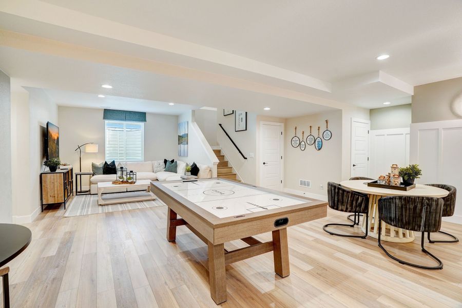 Representative furnished interior of a home built from the 3 by Trumark Homes in Kitchel Lake at Serratoga Falls, Timnath (Image 47).
