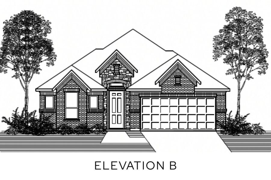 Representative rendering of the exterior for the The Jason by Lillian Custom Homes (Image 4).