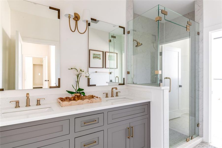 Furnished interior view inside a new home in , Iredell (Image 15).