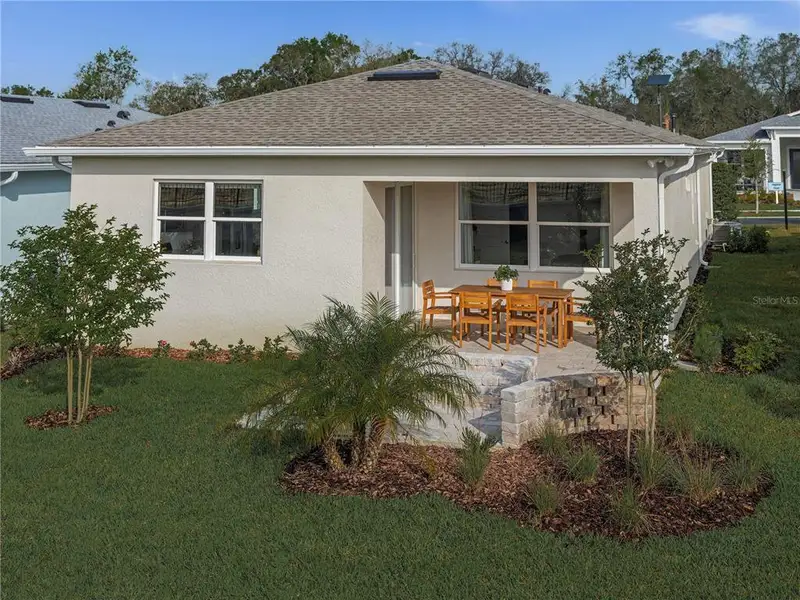 Exterior details and patio area of a home in , Lady Lake (Image 3). Exterior details and patio area of a home in , Lady Lake (Image 3).