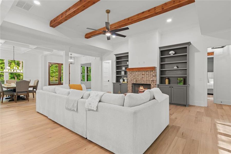 Furnished interior view inside a new home in , Ball Ground (Image 17).