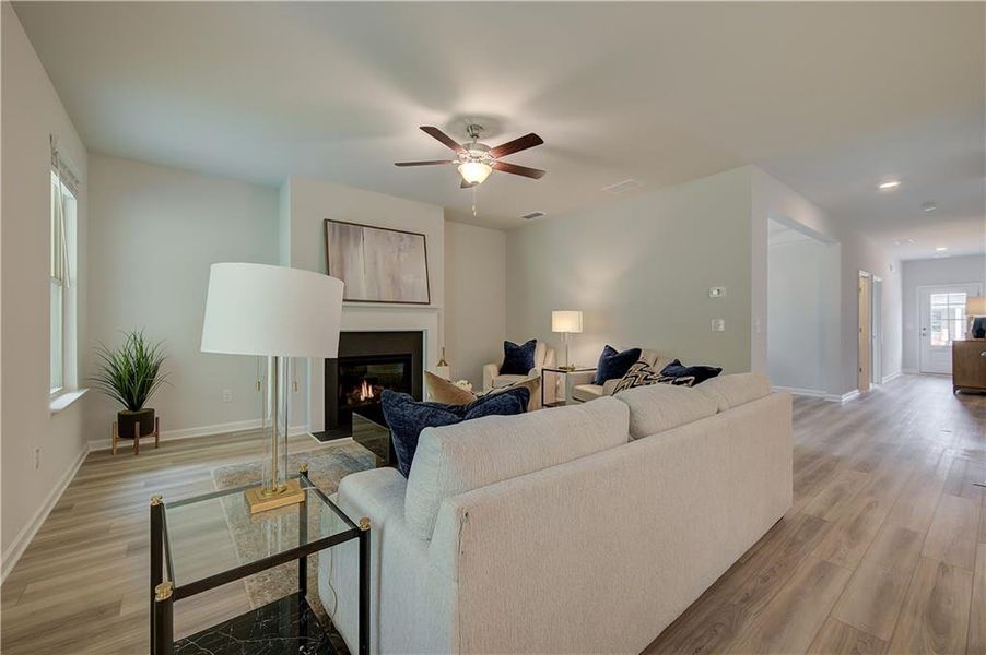 Furnished interior view inside a new home in Hamilton Lakes, Lawrenceville (Image 14).