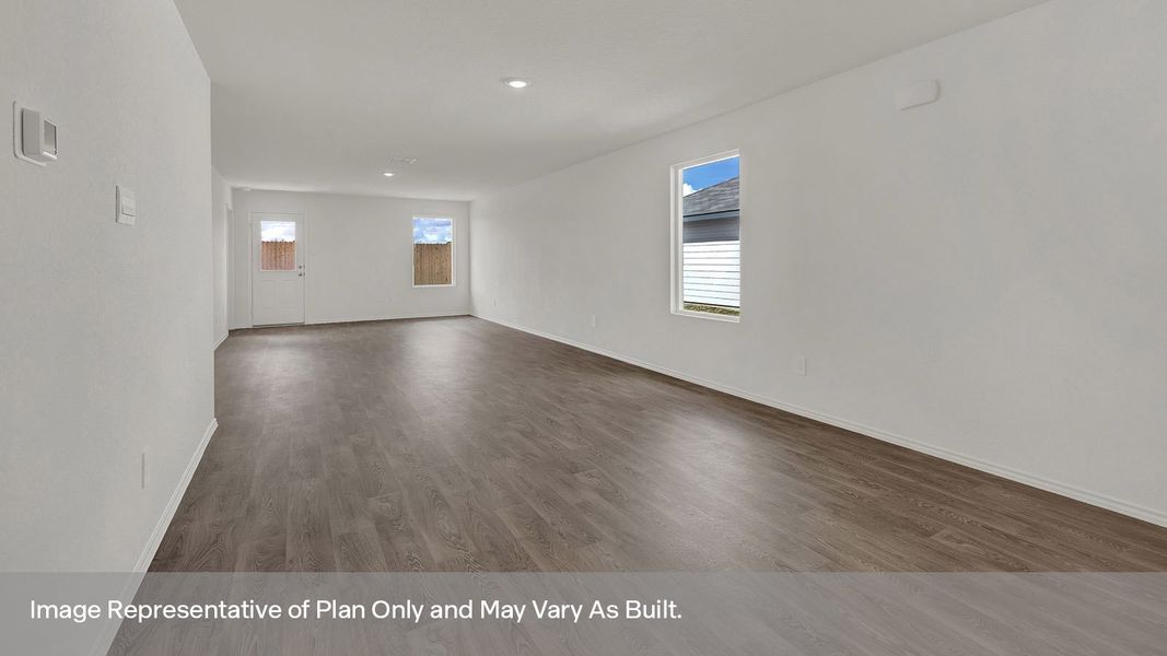Representative unfurnished interior of a home built from the The Caprock by D.R. Horton in Lantana, Lockhart (Image 16). Representative unfurnished interior of a home built from the The Caprock by D.R. Horton in Lantana, Lockhart (Image 16).