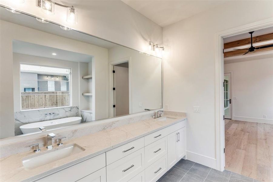 Furnished interior view inside a new home in , Fort Worth (Image 11).