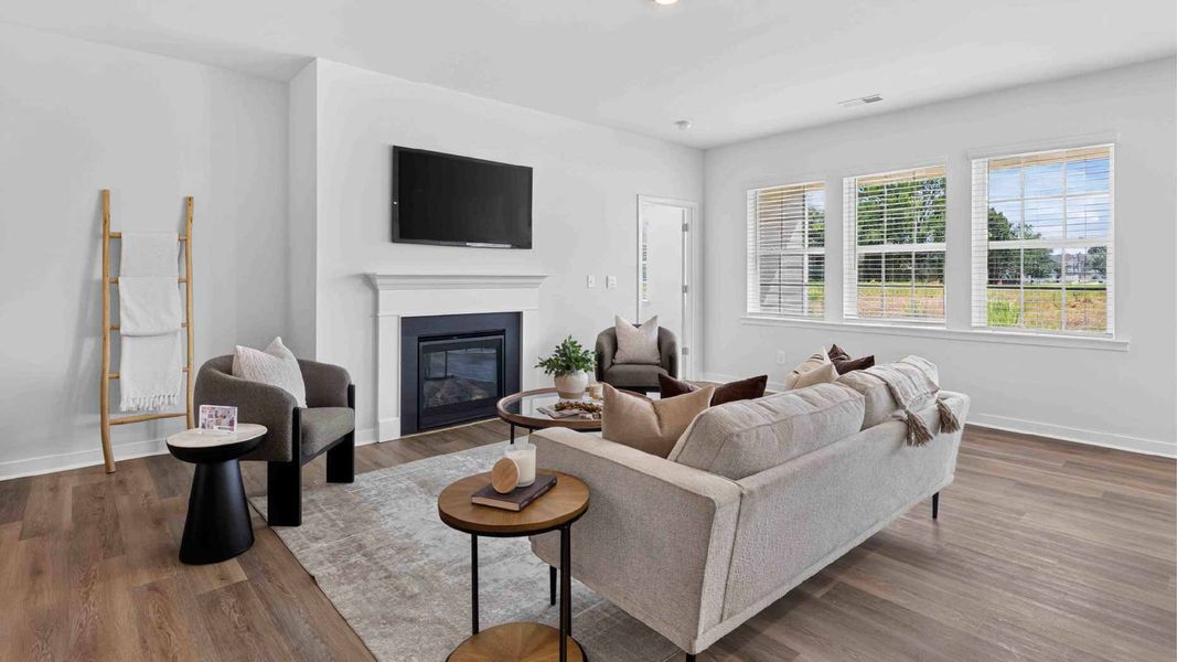 Furnished interior view inside a new home in Secrest Commons, Monroe (Image 6).