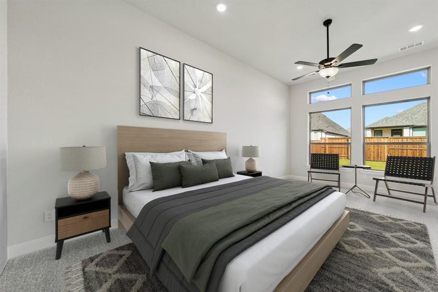 Furnished interior view inside a new home in Mantua Point Classics, Van Alstyne (Image 11). Furnished interior view inside a new home in Mantua Point Classics, Van Alstyne (Image 11).