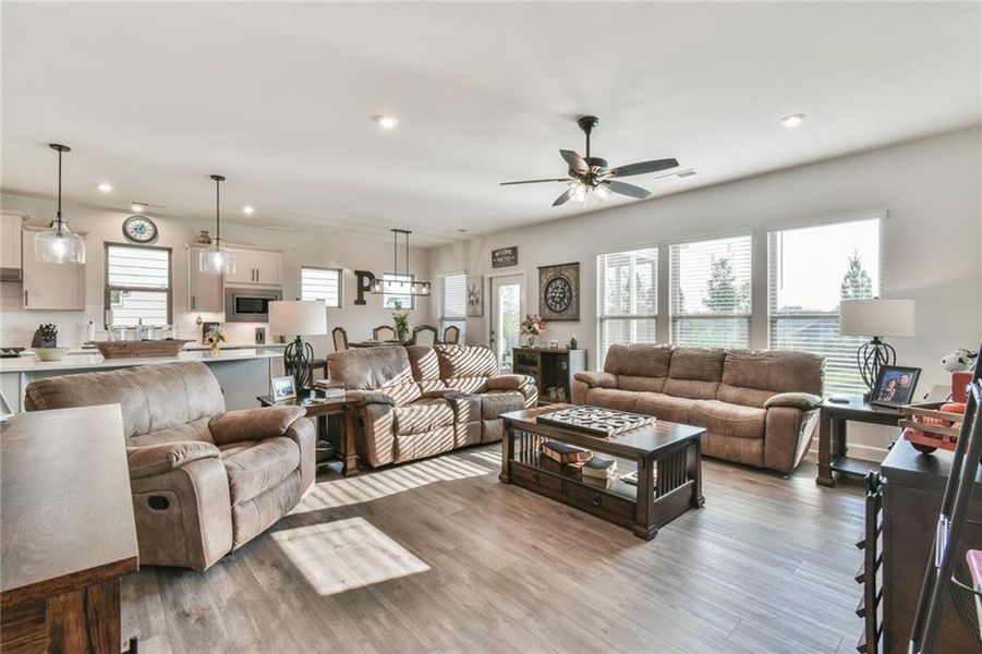 Furnished interior view inside a new home in , Hoschton (Image 23).