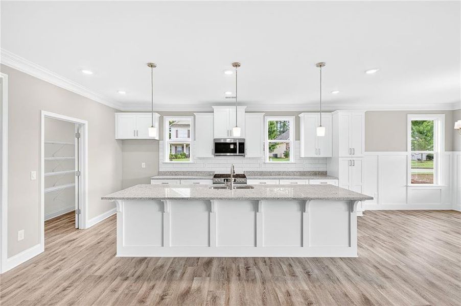 Furnished interior view inside a new home in , Hiram (Image 7).