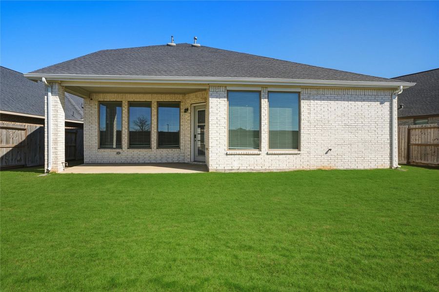 Exterior details and patio area of a home in , Fulshear (Image 4). Exterior details and patio area of a home in , Fulshear (Image 4).