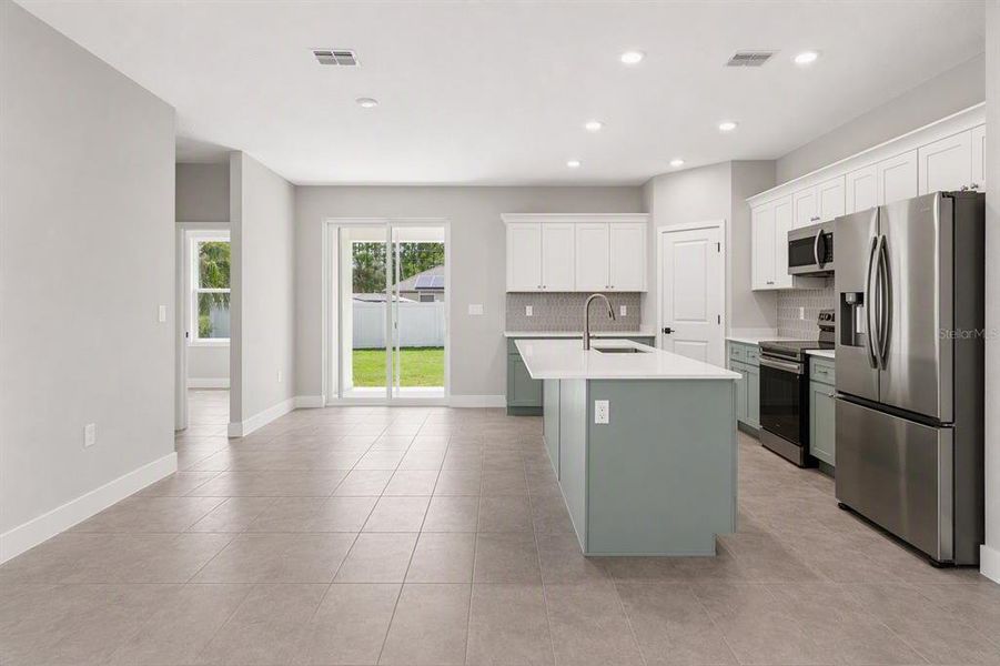 Furnished interior view inside a new home in Palm Coast, Palm Coast (Image 8). Furnished interior view inside a new home in Palm Coast, Palm Coast (Image 8).
