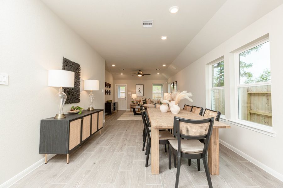 Furnished interior view inside a new home in Montgomery Ridge, Montgomery (Image 4).