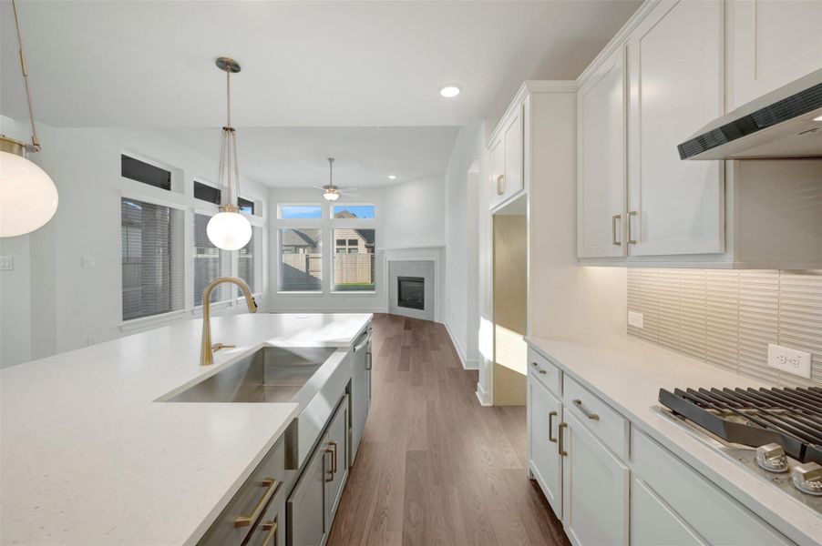 Furnished interior view inside a new home in Riceland - Enclave Collection, Mont Belvieu (Image 14).