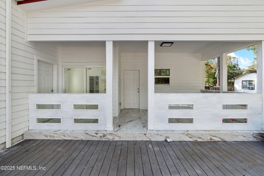 Exterior details and patio area of a home in , Jacksonville (Image 20). Exterior details and patio area of a home in , Jacksonville (Image 20).