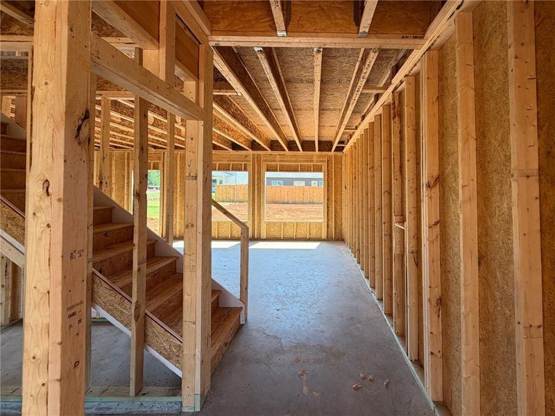 In-progress construction of a new home in , Rockmart, GA (Image 28).