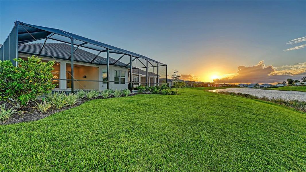 Exterior details and patio area of a home in Esplanade at Azario Lakewood Ranch, Lakewood Ranch (Image 31).