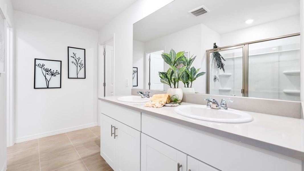 Representative furnished interior of a home built from the Eagle by Taylor Morrison in Coopers Meadow, Jacksonville (Image 14).