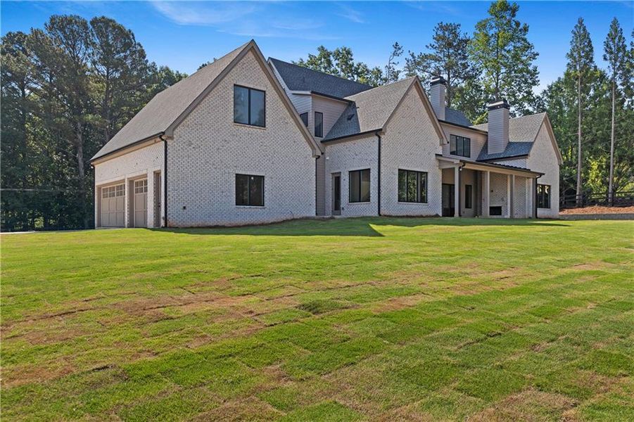 Exterior details and patio area of a home in , Suwanee (Image 4). Exterior details and patio area of a home in , Suwanee (Image 4).