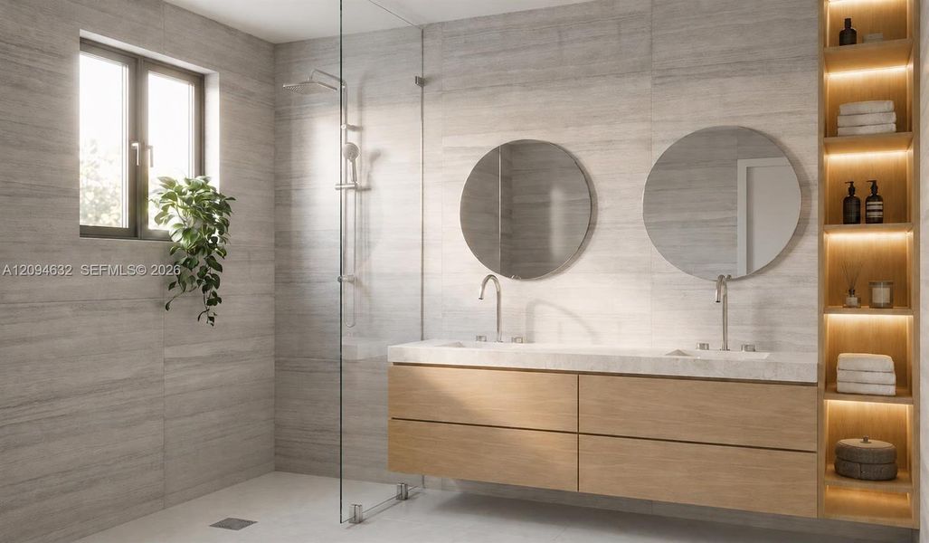renderings  - Powder Room 1st Floor