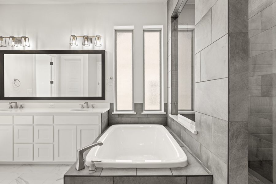 Representative furnished interior of a home built from the 5032 by Tradition Homes in Lakewood at Brookhollow – 60′ Lots, Prosper (Image 9).