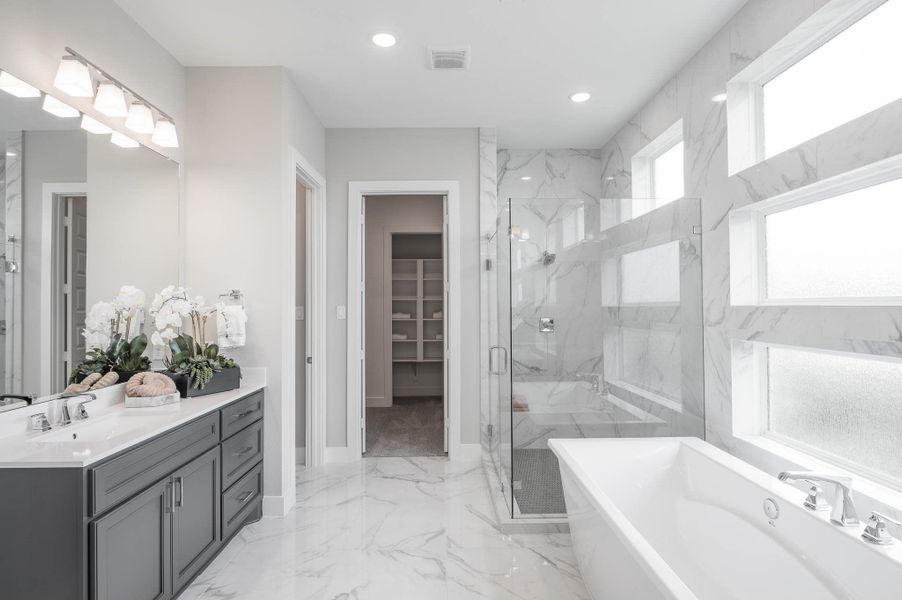 Representative furnished interior of a home built from the Casoria by Tri Pointe Homes in The Estates at James Lane, Fulshear (Image 36).