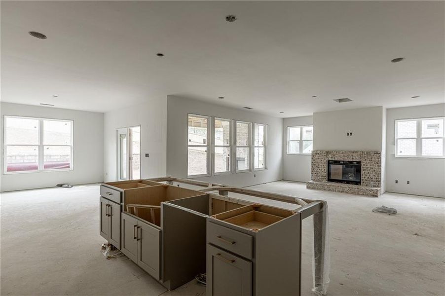 In-progress construction of a new home in , Buford, GA (Image 23).