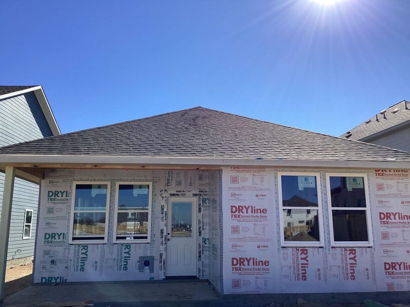 In-progress construction of a new home in The Homestead at Lariat, Liberty Hill, TX (Image 25). In-progress construction of a new home in The Homestead at Lariat, Liberty Hill, TX (Image 25).