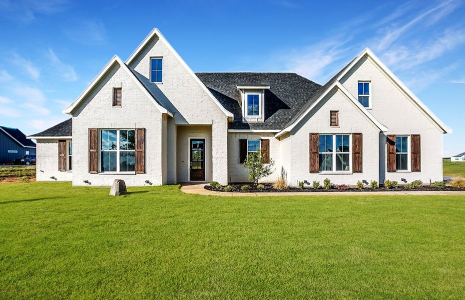 Representative exterior photo of a completed home built from the Refuge Lane by Trinity Classic Homes in Zion Trails, Poolville, TX (Image 1).