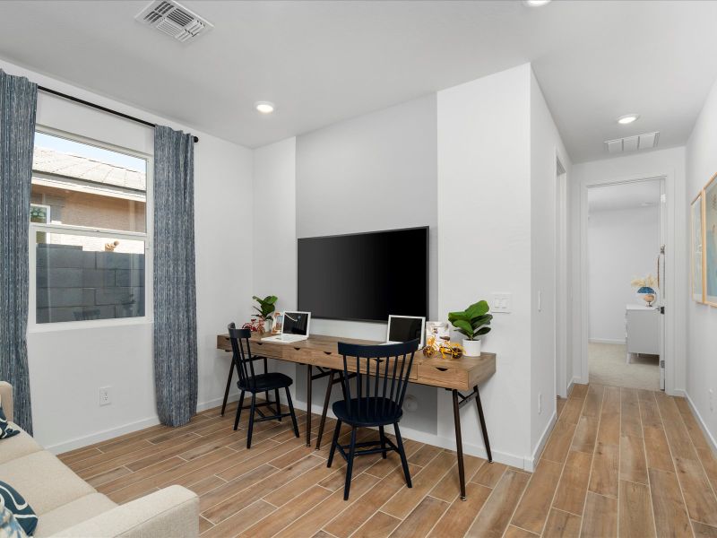 Furnished interior view inside a new home in Abel Ranch Reserve Series, Goodyear (Image 10).