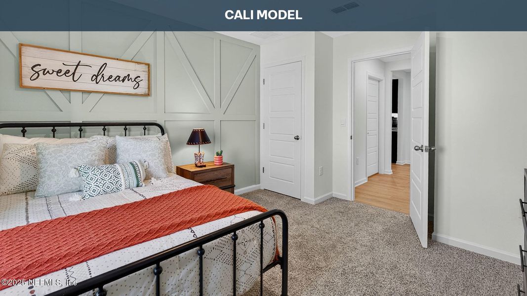 Furnished interior view inside a new home in Copes Landing, Jacksonville (Image 30).