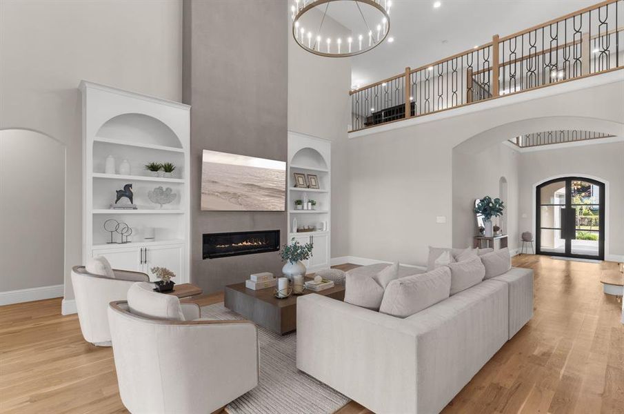 Furnished interior view inside a new home in , Frisco (Image 18). Furnished interior view inside a new home in , Frisco (Image 18).