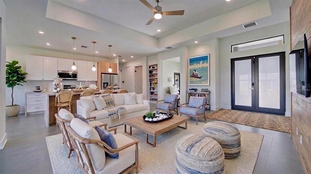 Furnished interior view inside a new home in , Lehigh Acres (Image 18). Furnished interior view inside a new home in , Lehigh Acres (Image 18).