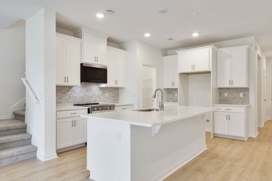Furnished interior view inside a new home in Towns at Riverwalk, Sanford (Image 4).