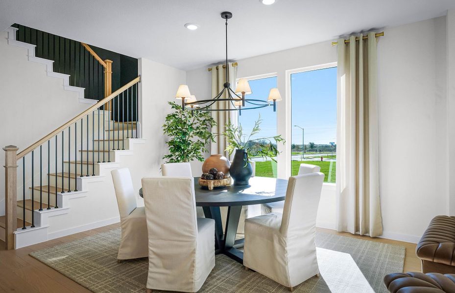 Representative furnished interior of a home built from the Sanford by Pulte Homes in Kuempel Farms, Pflugerville (Image 19).