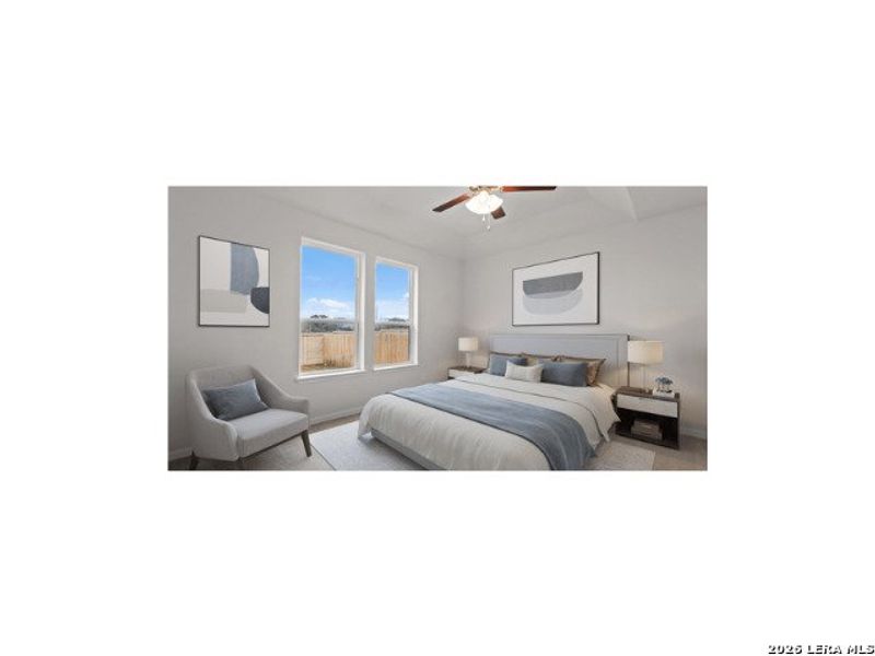 Furnished interior view inside a new home in Hunter's Ranch, San Antonio (Image 7).