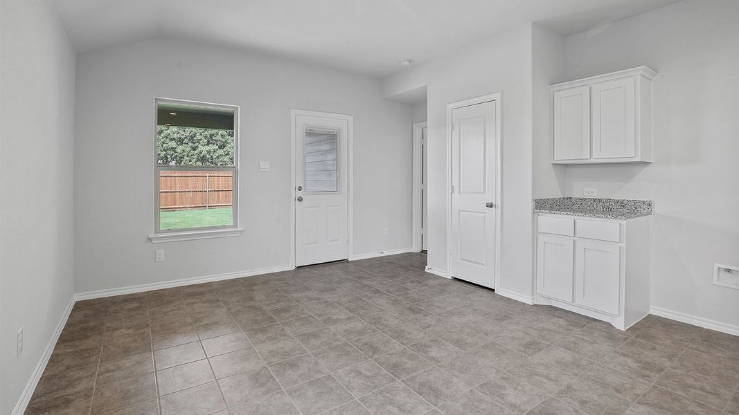 Representative unfurnished interior of a home built from the Brooke by D.R. Horton in The Hills at Reunion, Newark (Image 15). Representative unfurnished interior of a home built from the Brooke by D.R. Horton in The Hills at Reunion, Newark (Image 15).