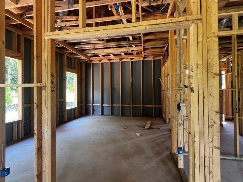 In-progress construction of a new home in , Canton, GA (Image 41).