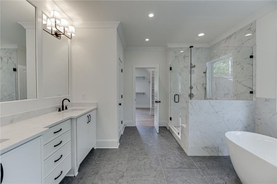 Furnished interior view inside a new home in , Buford (Image 7).