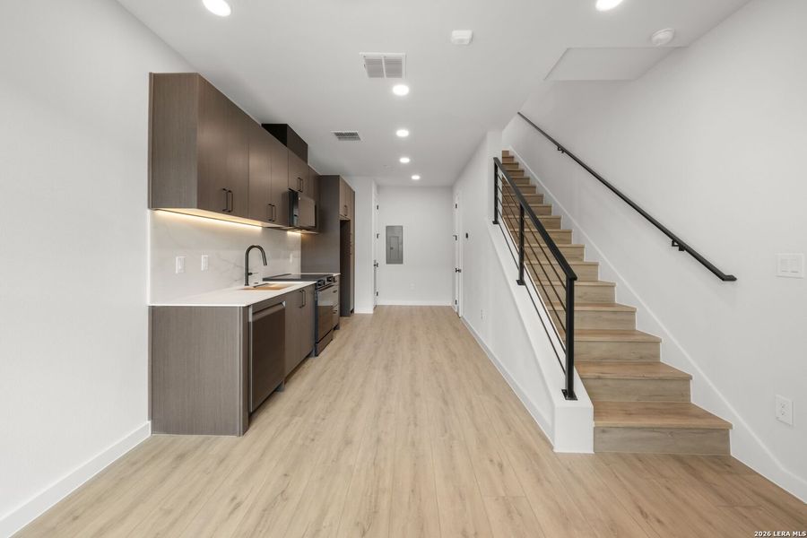 Furnished interior view inside a new home in , New Braunfels (Image 7).