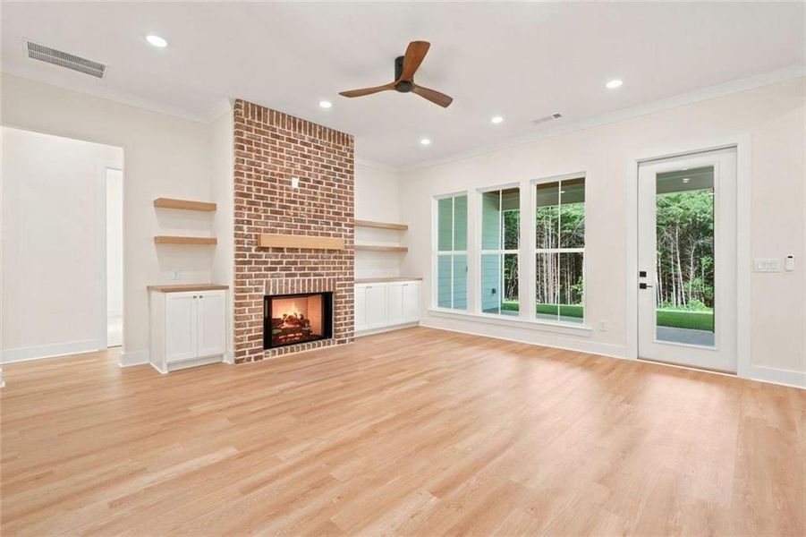 Spacious, unfurnished interior of a new home in , White (Image 51). Spacious, unfurnished interior of a new home in , White (Image 51).