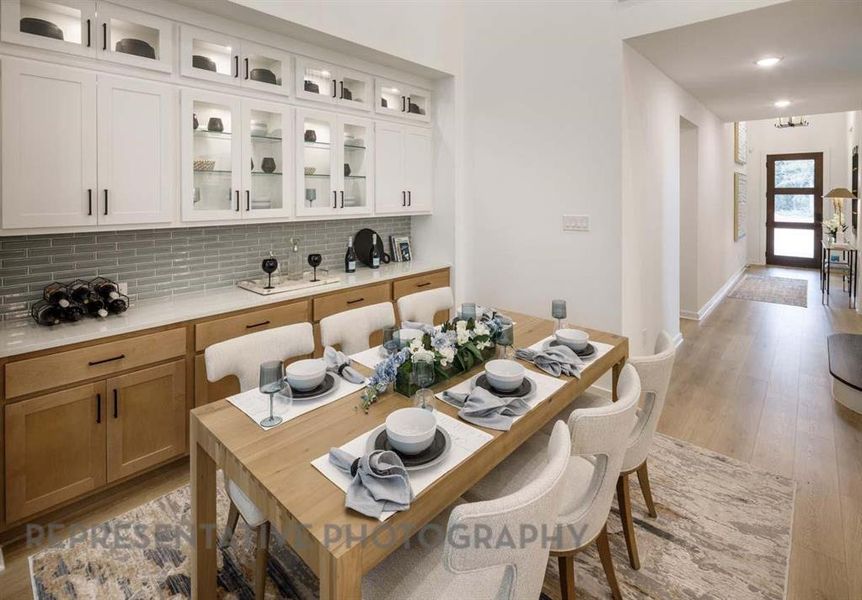 Furnished interior view inside a new home in Sonoma Verde: 60ft. lots, McLendon-Chisholm (Image 9).